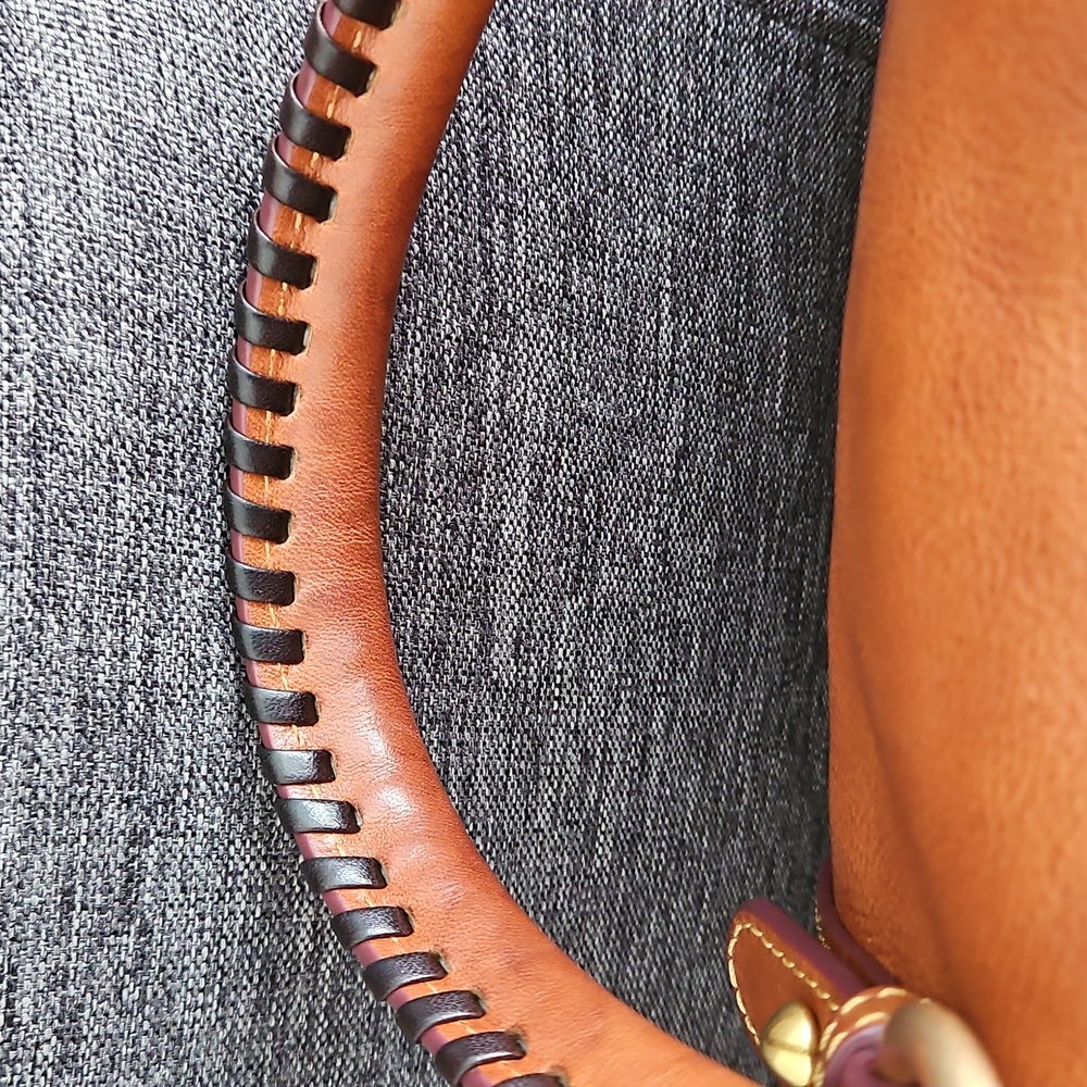Dooney & Bourke Brown Satchel - Picture 10 of 10